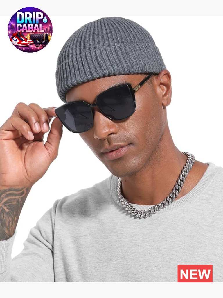 Wool Knit Cuff Short Fisherman Beanie Hat Skull Cap